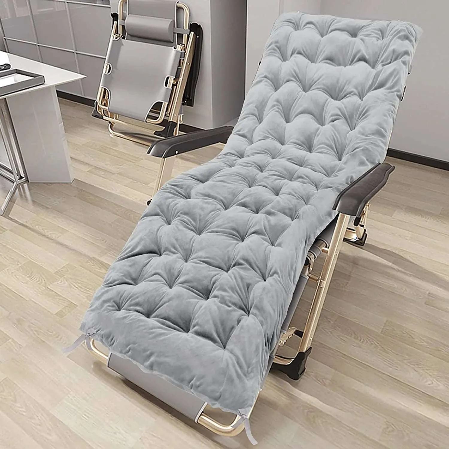 Portable Folding Sleeping Cot Mattress Pads for Camping,Gray Blue Black Brown