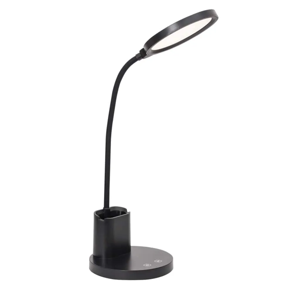 Quinn Rechargeable LED Table Lamp Black
