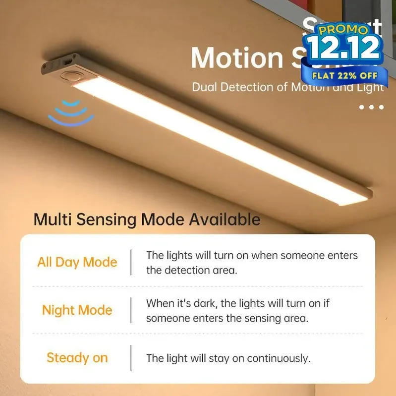 Rechargeable Motion Sensor LED Light