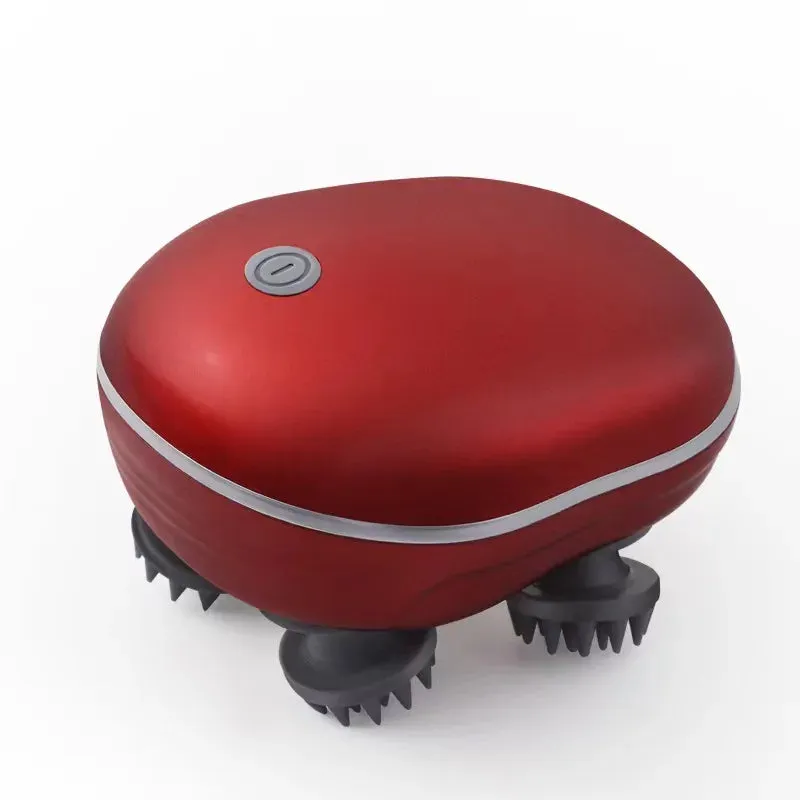 Red Light Therapy Electric Scalp Massager – Relieve Tension & Stress