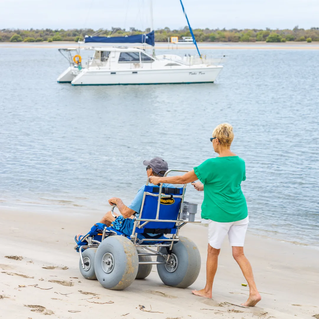 Sandcruiser All Terrain Chair – Beach Wheelchair