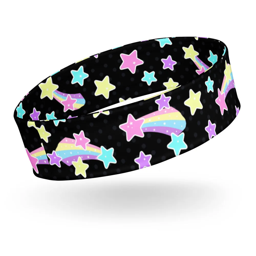 Starry Party Black Stretchable Headband
