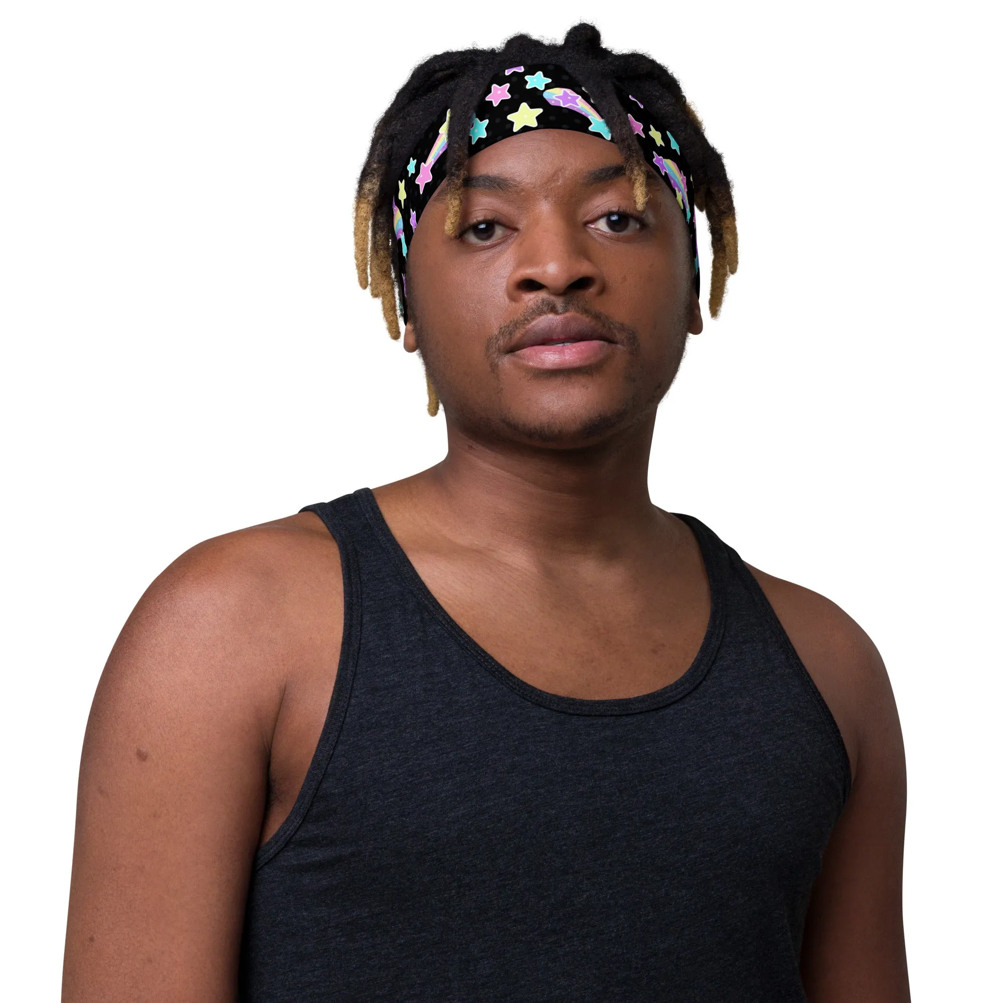 Starry Party Black Stretchable Headband
