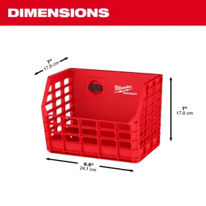 Storage Basket - Milwaukee PACKOUT™ Compact Wall Basket, 48-22-8342