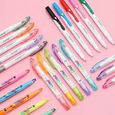 UNI PUS103T PROPUS WINDOW double-ended highlighter single set