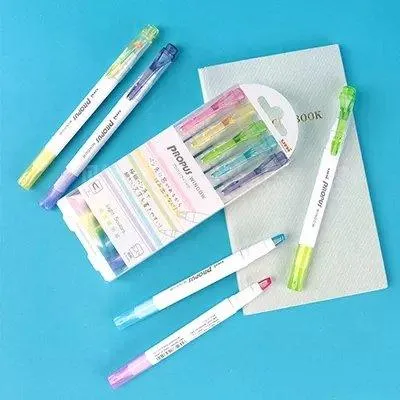 UNI PUS103T PROPUS WINDOW double-ended highlighter single set