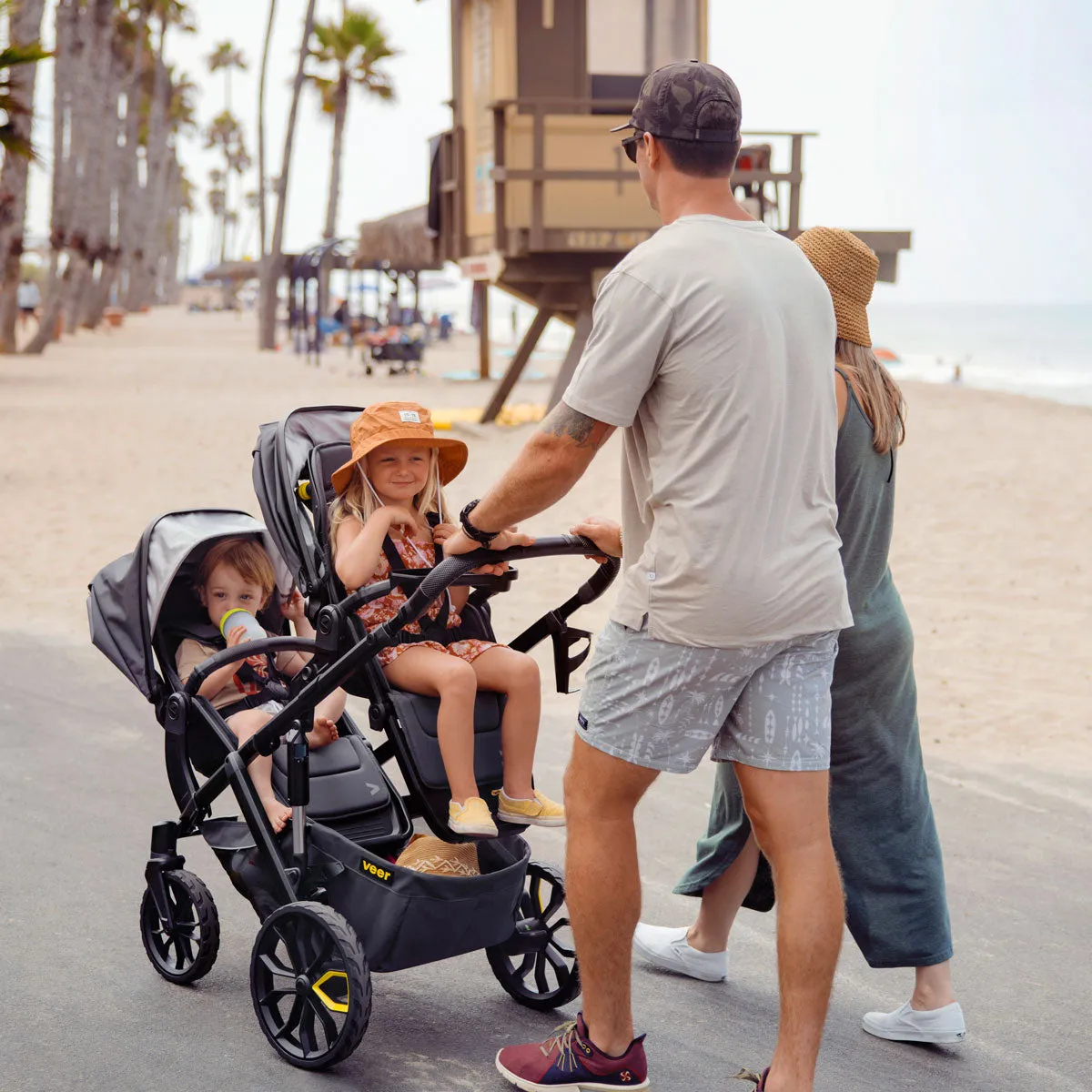 Veer Switch&Roll Luxe Bundle - &Roll Stroller Frame / Switchback Seat Luxe