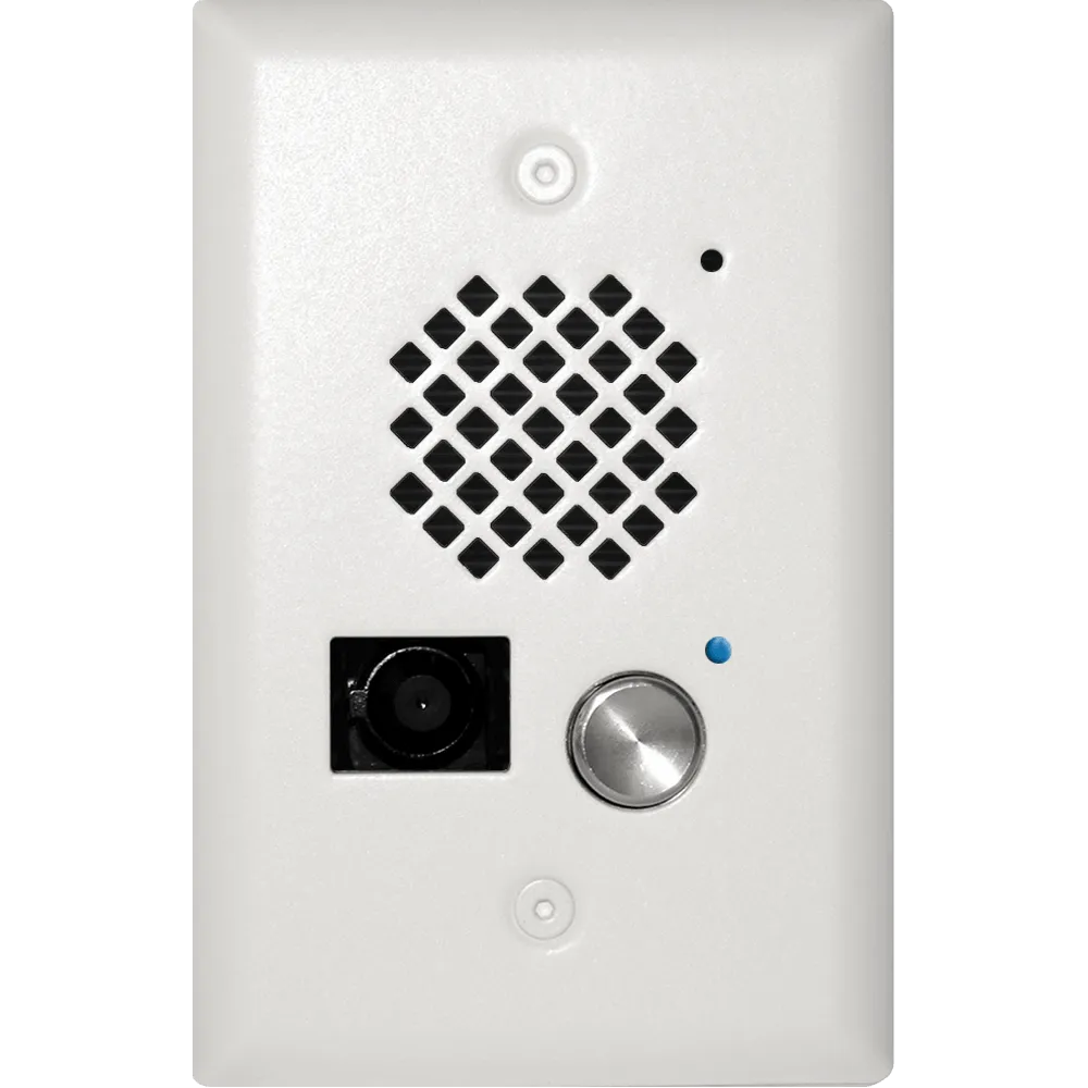 Viking E-50-WH Compact Entry Phone with Color Video Camera