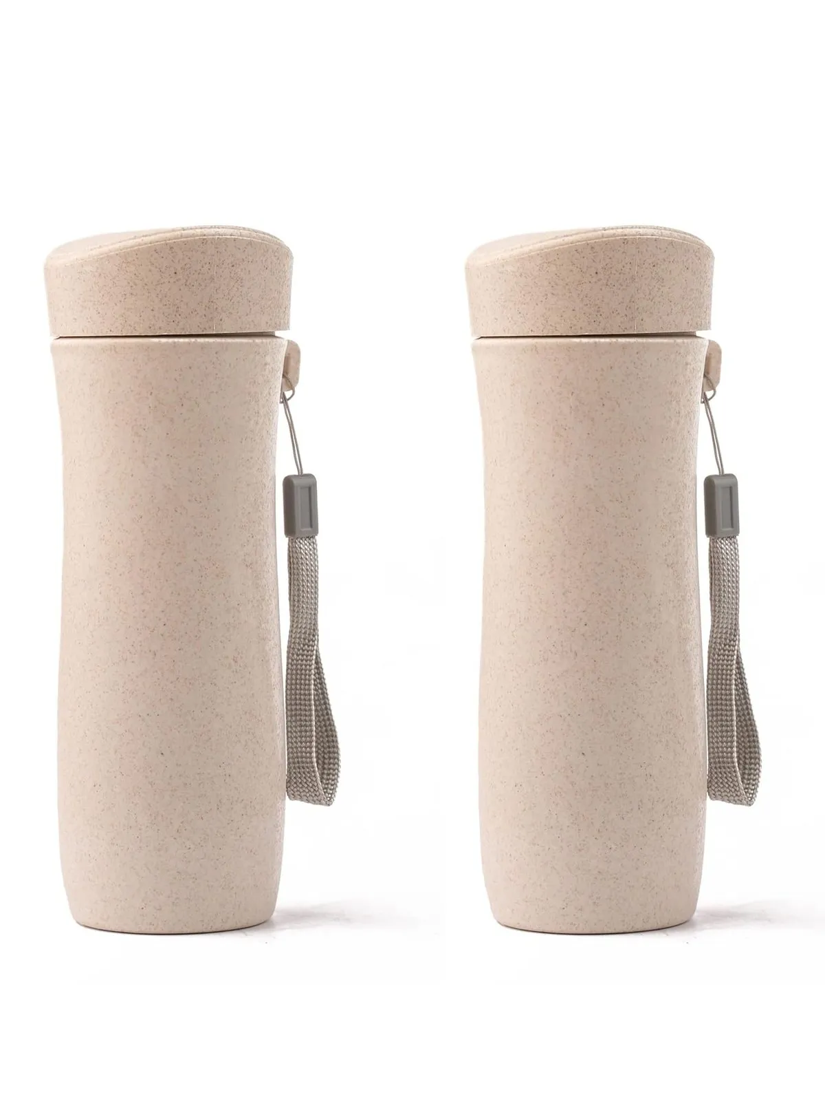 Wheat Straw Water Bottle - Set of 2