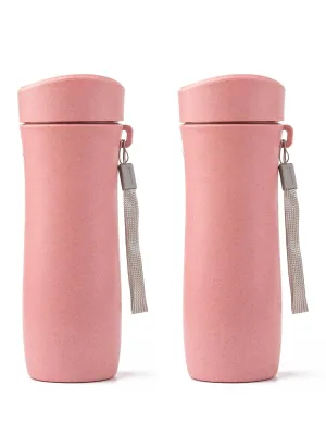Wheat Straw Water Bottle - Set of 2