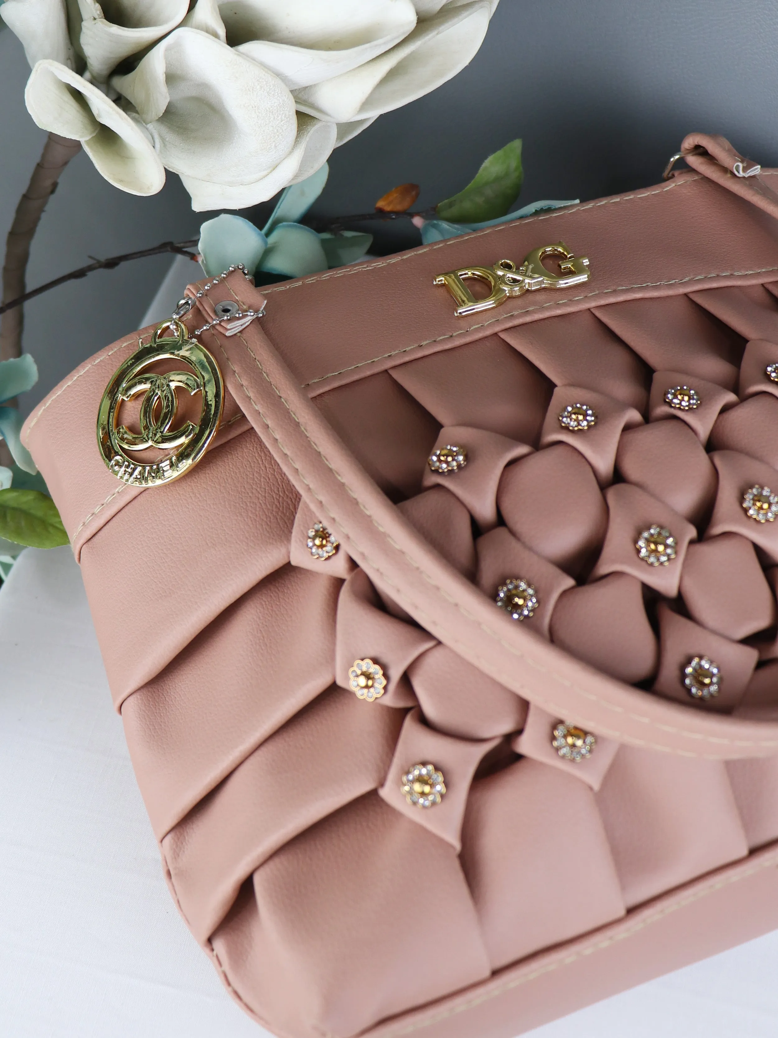 Women's DG Handbag Light Peach