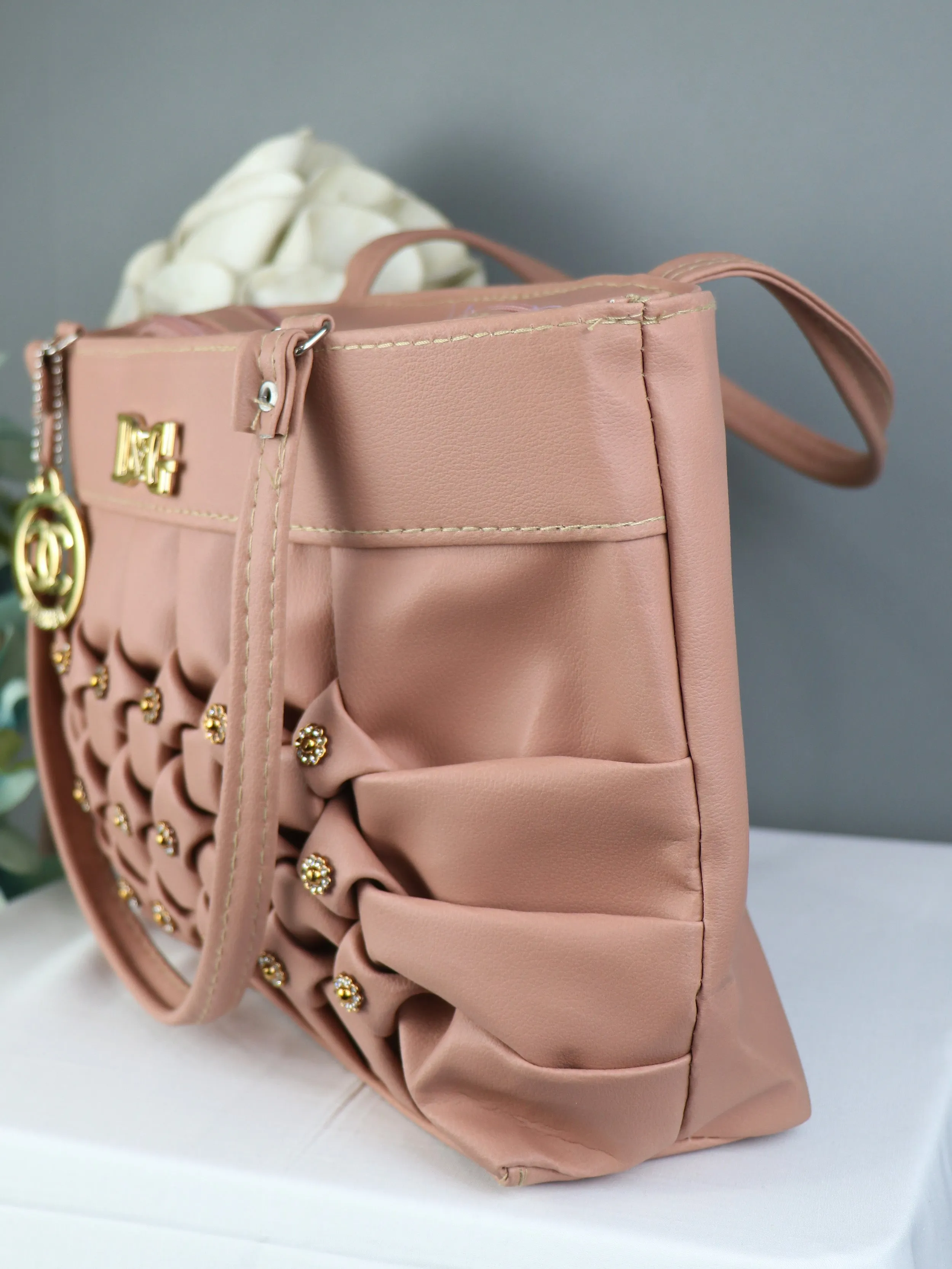 Women's DG Handbag Light Peach
